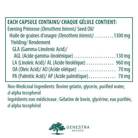 Genestra GLA 130 Primrose Oil 90 Softgels
