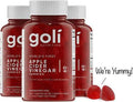 Goli Nutrition Apple Cider Vinegar 60 Gummies 3 PACK BUNDLE - YesWellness.com