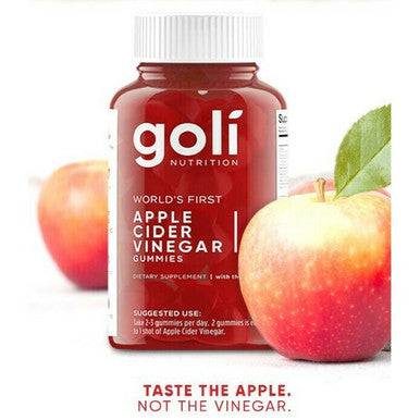 Goli Nutrition Apple Cider Vinegar 60 Gummies 3 PACK BUNDLE - YesWellness.com