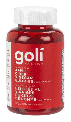 Goli Nutrition Apple Cider Vinegar 60 Gummies - YesWellness.com