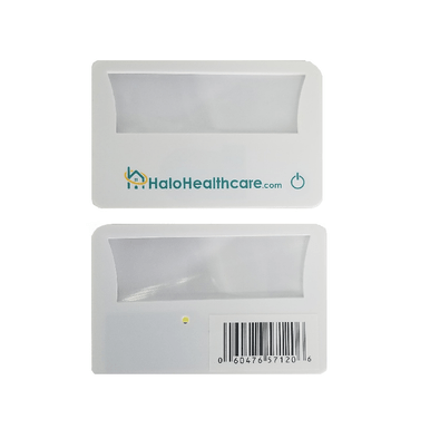 Halo Healthcare Magnifier Credit Card with LED Light - YesWellness.com