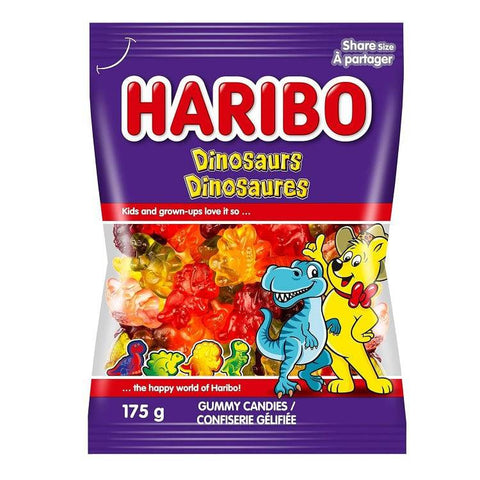 HARIBO Dinosaurs Gummy Candies 175g - YesWellness.com