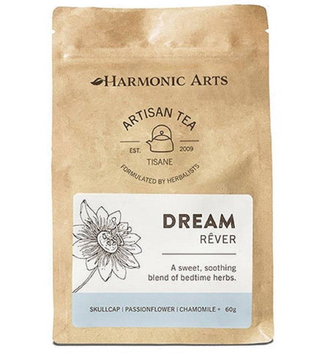 Expires July 2024 Clearance Harmonic Arts Artisan Tea Dream (Formerly Relaxing Blend) 60g - YesWellness.com
