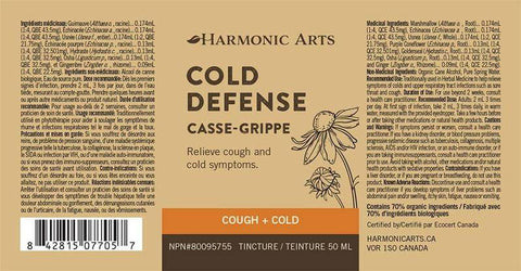 Harmonic Arts Cold Defense Cough + Cold - YesWellness.com