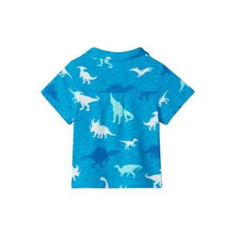 Hatley Boy's Dino Silhouettes Baby Button Down Shirt - YesWellness.com