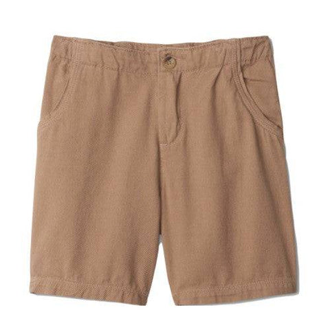 Hatley Boy's Khaki Twill Shorts - YesWellness.com