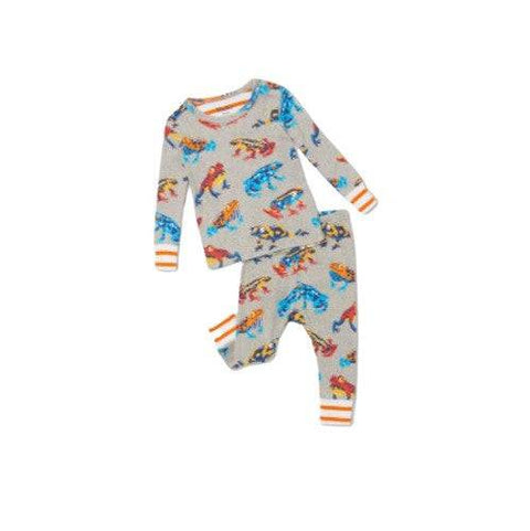 Hatley Boy's Leaping Frogs Organic Cotton Baby Pajama Set - YesWellness.com