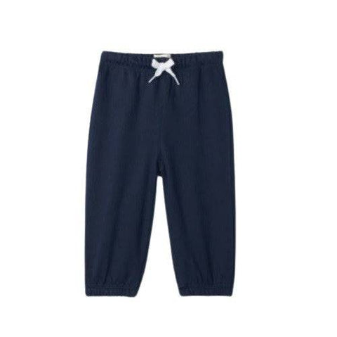 Hatley Boy's Navy French Terry Baby Joggers - YesWellness.com