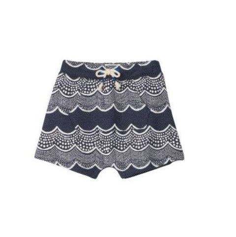 Hatley Boy's Ocean Waves Baby Kanga Pocket Shorts - YesWellness.com