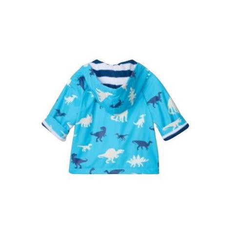 Hatley Boy's Prehistoric Dinos Colour Changing Baby Raincoat - YesWellness.com