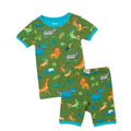 Hatley Boy's Safari Adventure Organic Cotton Short Pajama Set - YesWellness.com