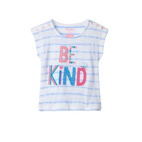 Hatley Girl's Be Kind Baby Snap Shoulder Tee - YesWellness.com