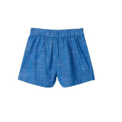 Hatley Girl's Belted Chambray Paper Bag Shorts - YesWellness.com