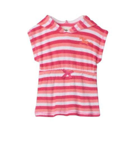 Hatley Girl's Cotton Candy Stripes Baby Hooded Terry Cover Up - YesWellness.com