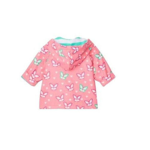Hatley Girl's Dainty Butterflies Colour Changing Baby Raincoat - YesWellness.com