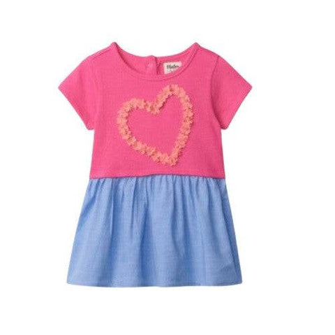Hatley Girl's Flower Heart Baby Layered Dress - YesWellness.com