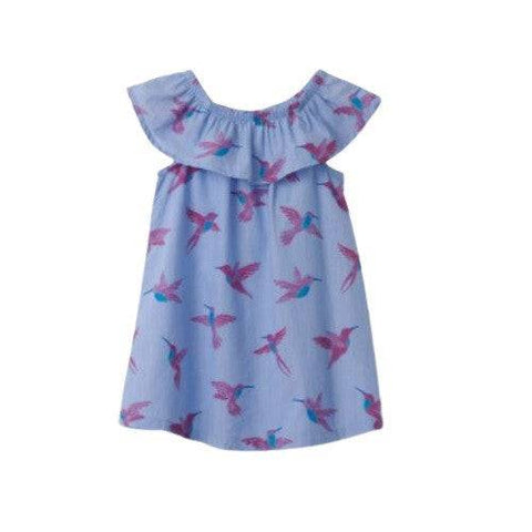 Hatley Girl's Happy Hummingbirds Baby Ruffle Dress - YesWellness.com