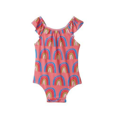 Hatley Girl's Lucky Rainbows Baby Ruffle Swimsuit - YesWellness.com