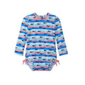 Hatley Girl's Nautical Whales Baby Rashguard Swimsuit - YesWellness.com