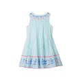 Hatley Girl's Ocean Blue Tiered Dress - YesWellness.com