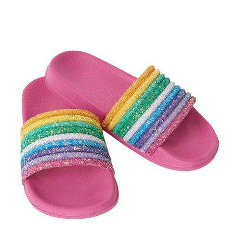 Hatley Girl's Over The Rainbow Slide On Sandals - YesWellness.com