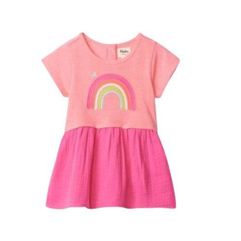 Hatley Girl's Rainbow Butterfly Baby Layered Dress - YesWellness.com