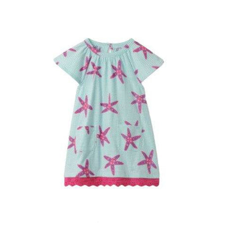 Hatley Girl's Sun Kissed Starfish Baby Raglan Dress - YesWellness.com
