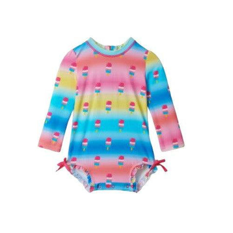 Hatley Girl's Sweet Treats Baby Rashguard Swimsuit - YesWellness.com