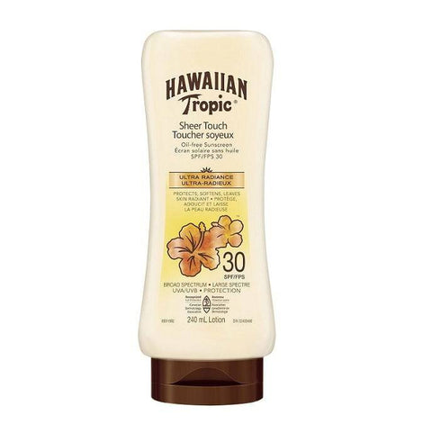 Hawaiian Tropic Sheer Touch Oil-Free Sunscreen Ultra Radiance SPF 30 240mL - YesWellness.com