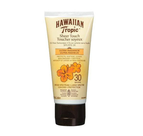 Hawaiian Tropic Sheer Touch Oil Free Sunscreen Ultra Radiance SPF 30 90mL - YesWellness.com