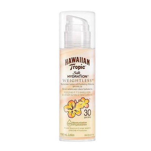 Hawaiian Tropic Silk Hydration Weightless Sunscreen Lotion SPF 30 150mL - YesWellness.com