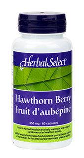 Herbal Select Hawthorn Berry 60 capsules - YesWellness.com