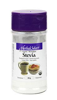 Herbal Select Organic Stevia Powder 28 grams - YesWellness.com