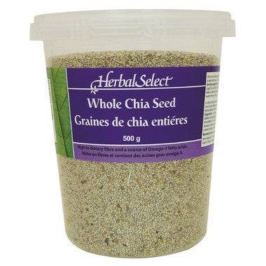 Herbal Select Whole Chia Seed 500 grams - YesWellness.com