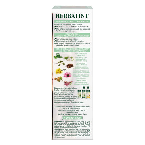 Herbatint Permanent Hair Colour Gel 4N Chestnut 135mL - YesWellness.com