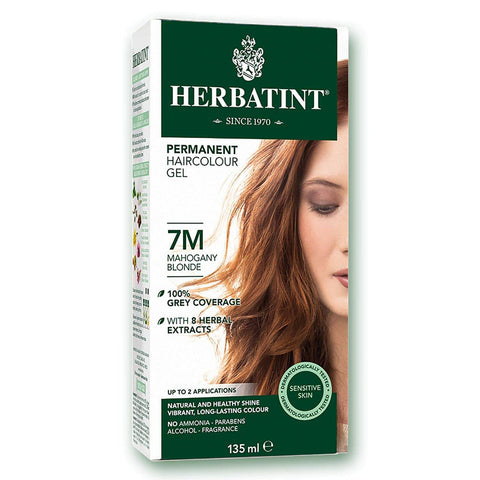 Herbatint Permanent Hair Colour Gel 7M Mahogany Blonde 135mL - YesWellness.com