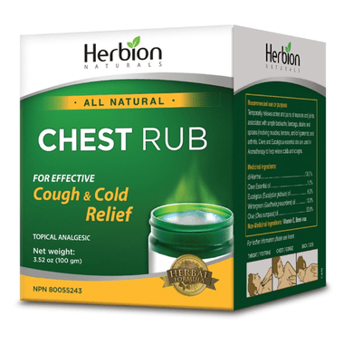 Herbion All Natural Chest Rub 100g - YesWellness.com