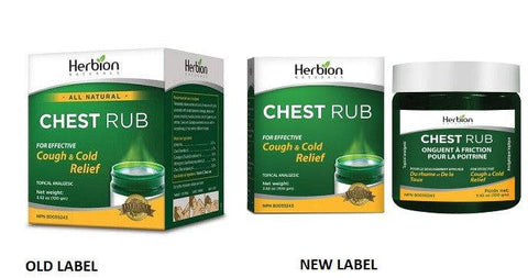 Herbion All Natural Chest Rub 100g - YesWellness.com