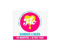 Here We Flo Bamboo Liners 24 wrapped + Ultra-Thin - YesWellness.com