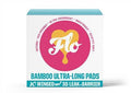 Here We Flo Flo Bamboo Ultra-Long Pads 10 Winged with 3D Leak Barrier - YesWellness.com