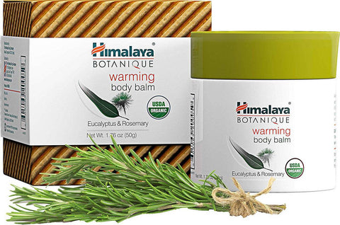 Expires February 2026 Clearance Himalaya Botanique Body Balm Warming Eucalyptus & Rosemary 50g