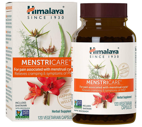 Himalaya Herbal Healthcare MenstriCare 120 Veg Capsules - YesWellness.com