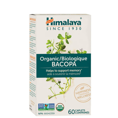 Expires January 2026 Clearance Himalaya Herbal Healthcare Organic Bacopa 60 Caplets