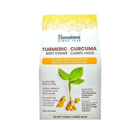 Expires March 2026 Clearance Himalaya Herbal Healthcare Turmeric Chews 30 Soft Chews