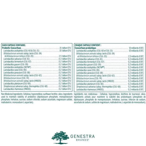 Genestra HMF Multi Strain Probiotic (Shelf-Stable) 50 Vegetarian Capsules