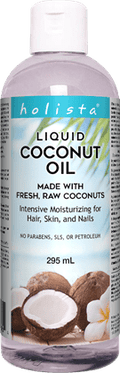 Holista Liquid Coconut Oil 295 ml - YesWellness.com