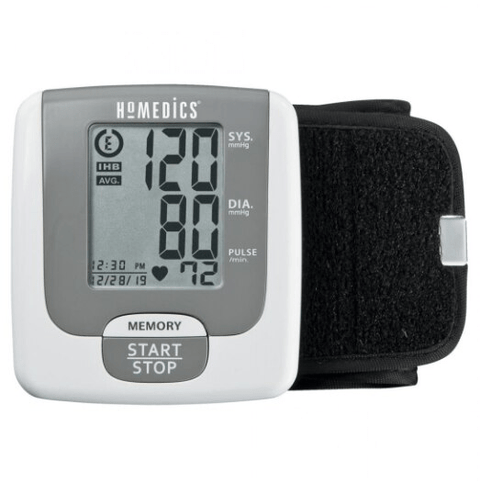 HoMedics Portable Wrist Blood Pressure Monitor - 60 Memories - YesWellness.com