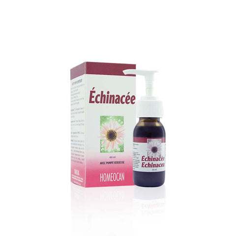 Homeocan Echinacea Mother Tincture with Pump Dispenser 60 mL - YesWellness.com