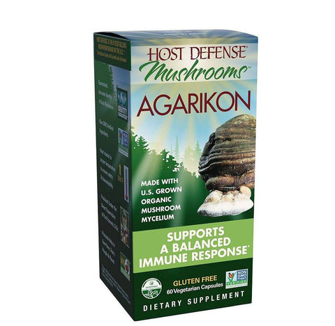Expires June 2026 Clearance Host Defense Mushrooms Agarikon 60 Vegetarian Capsules