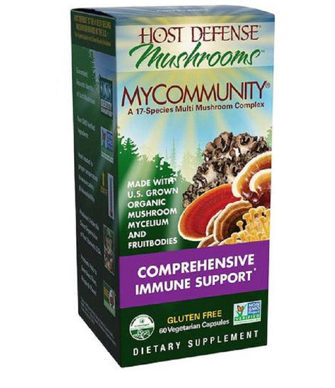 Host Defense Mushrooms MyCommunity Vegetarian Capsules - YesWellness.com